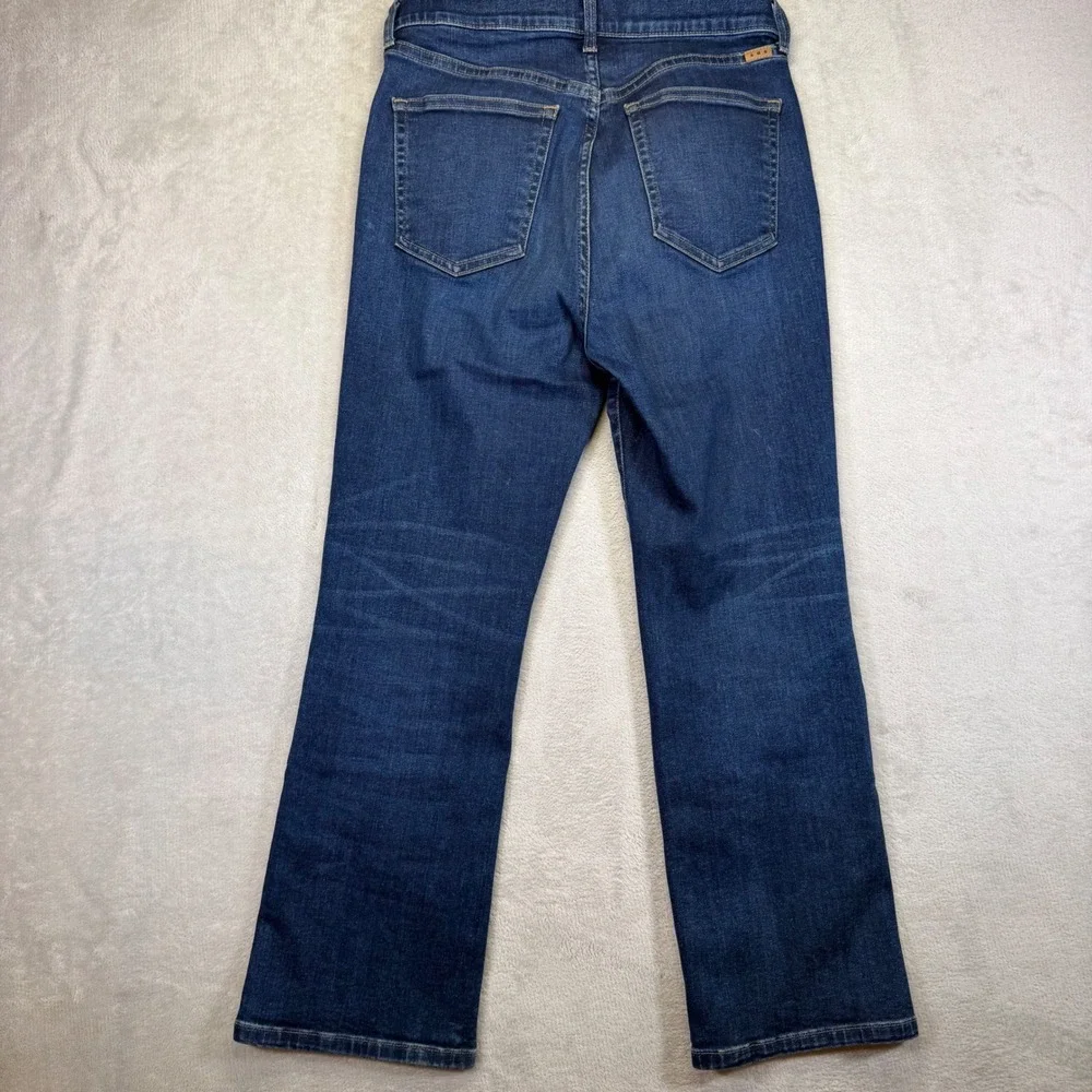 AYR The Pop High Rise Straight Leg Jeans Dark Wash Blue 27S E2568 Made in LA